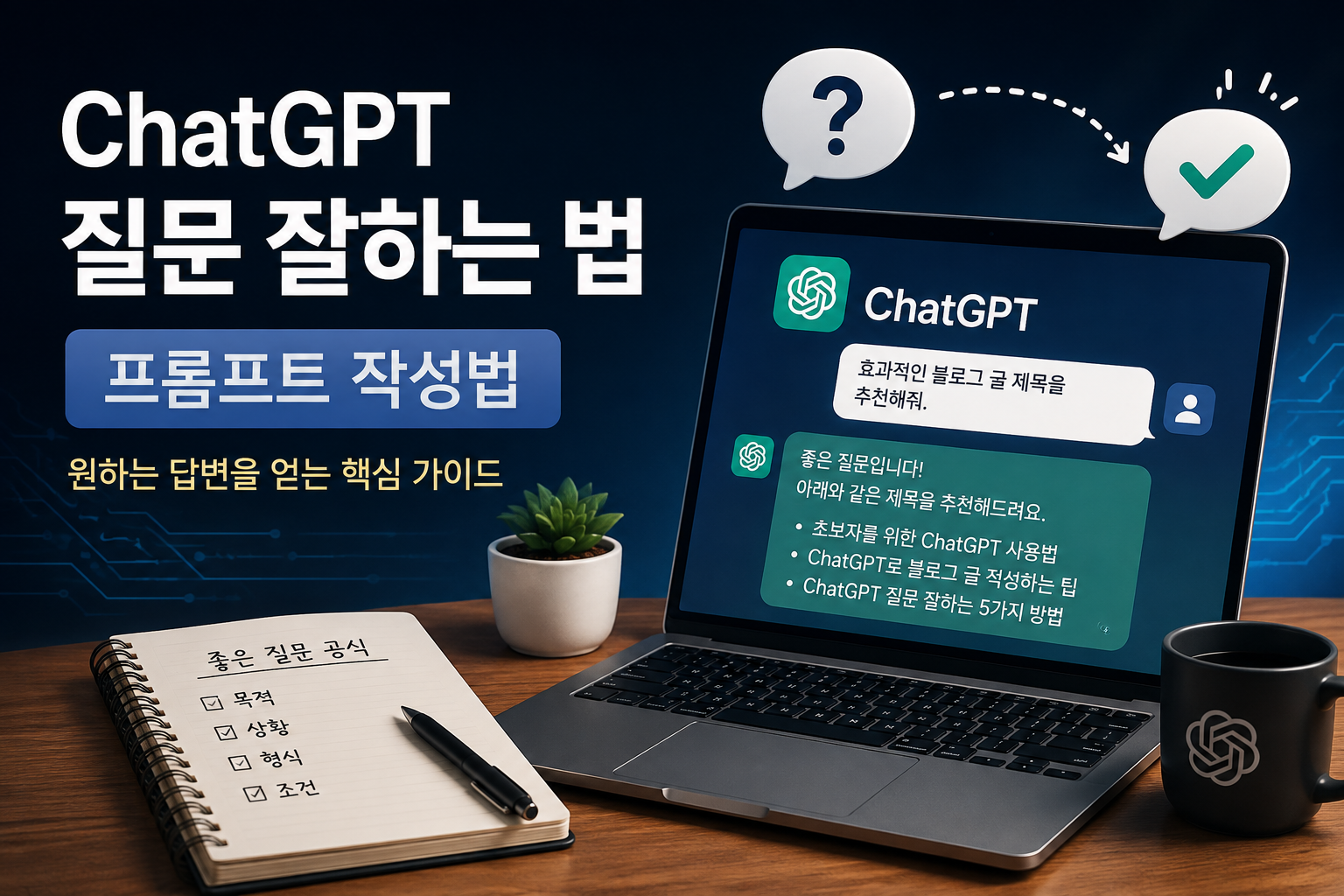 ChatGPT 질문 잘하는 법과 프롬프트 작성법 초보자 가이드
